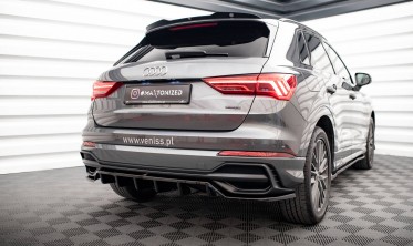 Тюнинговая накладка на задний бампер Audi Q3 F3 версия S-Line фото