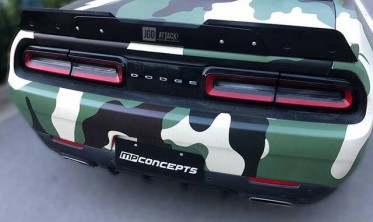 Спойлер крышки багажника Dodge Challenger стиль wicker bill фото