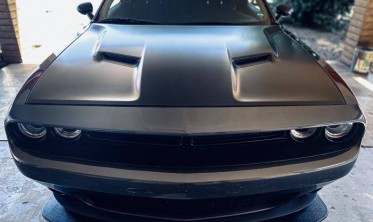 Дифузор на передній бампер Dodge Challenger (2015-2021 sxt) фото