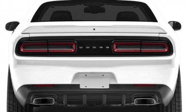 Накладка дифузора заднего бампера Dodge Challenger mp style фото