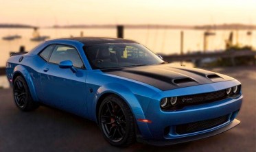 Алюмінієвий капот Dodge Challenger (2008-2021) Hellcat 2019 redeye style фото