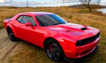 Алюмінієвий капот Dodge Challenger (2008-2021) Hellcat srt style фото