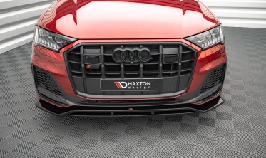 Тюнінговий дифузор на передній бампер Audi SQ7/Q7 S-line MK2 (4M) FL, глянсовий фото