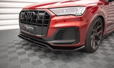 Тюнінговий дифузор на передній бампер Audi SQ7/Q7 S-line MK2 (4M) FL, глянсовий фото