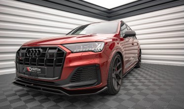 Тюнінговий дифузор на передній бампер Audi SQ7/Q7 S-line MK2 (4M) FL, глянсовий фото