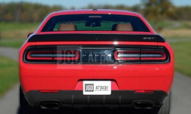 Диффузор заднего бампера Dodge Challenger (2015-2021) v2 фото