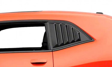 Накладки-жалюзі на бічні вікна Dodge Challenger (2008-2022) фото