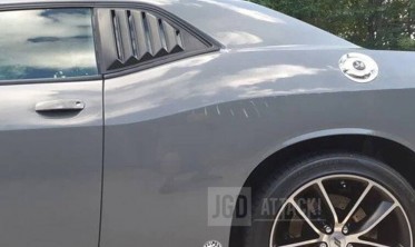 Накладки-жалюзи на боковые окна Dodge Challenger (2008-2022) фото