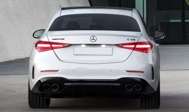 Тюнинговый спойлер багажника MERCEDES C W206 в стиле C43 AMG фото