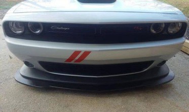 Дифузор на передній бампер Dodge Challenger (2015-2021 р/т) фото