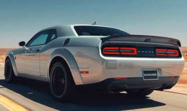 Спойлер багажника Dodge Challenger стиль Hellcat Redeye чорний глянець фото