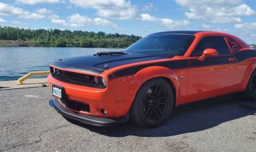Алюминиевый капот Dodge Challenger (2008-2021) shaker фото