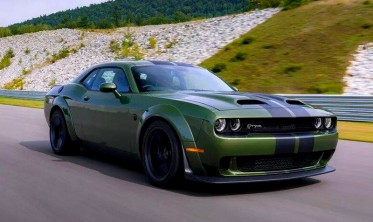 Бампер передній та комплект широких арок Dodge Challenger у стилі Demon v2 фото