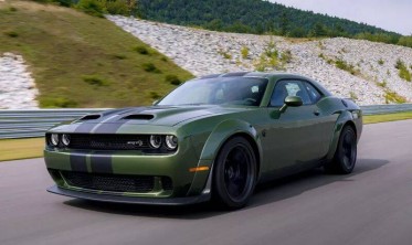 Бампер передний и комплект широких арок Dodge Challenger в стиле Demon v2 фото