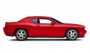 Накладки-жалюзі на бічні вікна Dodge Challenger (2008-2022) v2 фото