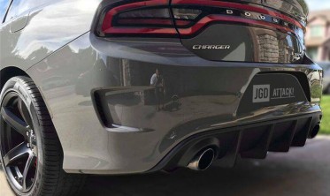 Диффузор заднего бампера Dodge Charger 2015-2021 srt oe style фото