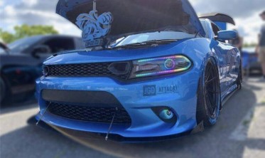 Радиаторная решетка Dodge Charger (2015-2021) srt scat pack styl фото