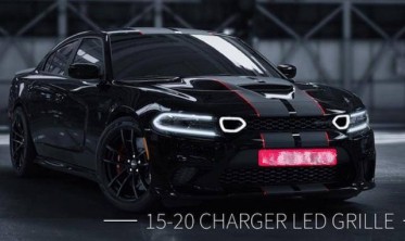 Решітка радіатора Dodge Charger (2015-2021) srt scat pack styl led фото