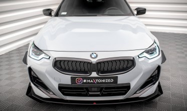 Комплект накладок на передний бампер (Canards) BMW 2 Coupe M-Pack / M240i G42 фото