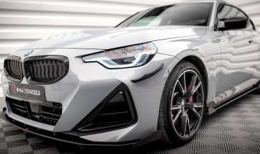 Комплект накладок на передний бампер (Canards) BMW 2 Coupe M-Pack / M240i G42 фото
