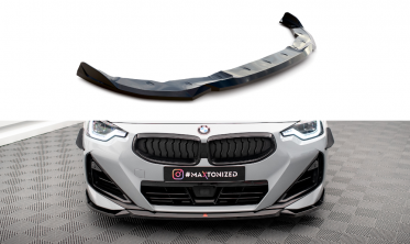 Тюнинговый диффузор на передний бампер BMW 2 Coupe G42 M-Pack / M240i вер. 1 фото