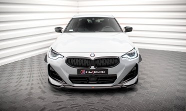 Тюнінговий дифузор на передній бампер BMW 2 Coupe G42 M-Pack / M240i вер. 1 фото