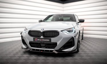 Нижняя накладка на передний бампер BMW 2 Coupe G42 M-Pack / M240i вер. 2 фото