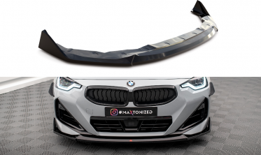 Передняя тюнинг накладка на бампер BMW 2 Coupe G42 M-Pack / M240i вер. 3 фото