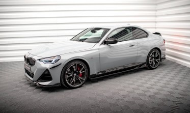 Боковые диффузоры на пороги BMW 2 Coupe G42 M-Pack / M240i вер. 1 фото