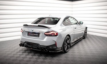 Боковые диффузоры на задний бампер BMW 2 Coupe M240i G42 вер. 2 фото