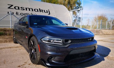 Передний бампер Dodge Charger (2015-2021) в стиле srt8 hellcat 2019+ фото