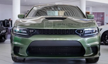 Передний бампер Dodge Charger (2015-2021) в стиле srt8 hellcat 2019+ фото