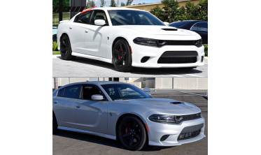 Передний бампер Dodge Charger (2015-2021) в стиле srt8 hellcat 2019+ фото