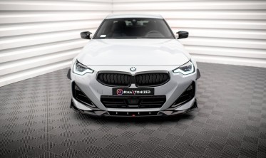 Диффузор + боковые накладки на передний бампер BMW 2 Coupe M-Pack / M240i G42 фото