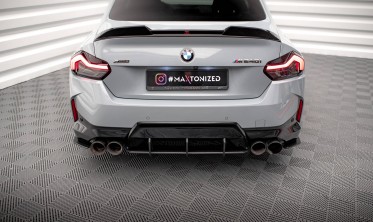 Центральный диффузор на задний бампер Street Pro BMW 2 Coupe G42 M240i фото