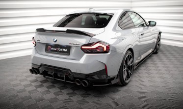 Боковые диффузоры + накладки на задний бампер Street Pro BMW 2 Coupe G42 M240i фото