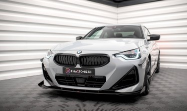 Передний диффузор + накладки на бампер Street Pro BMW 2 Coupe G42 M-Pack / M240i фото