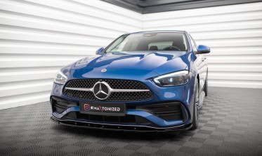 Накладка на передний бампер Mercedes C W206 AMG-Line вер. 2 фото