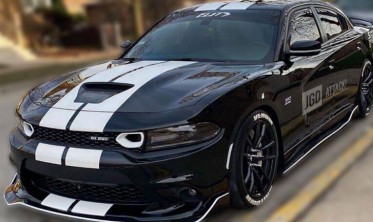 Тюнінговий дифузор переднього бампера Dodge Charger 2015-2021 SRT фото