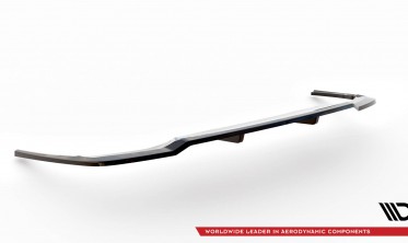 Нижняя накладка на задний бампер Audi A4 B9 S-Line послерестайл фото