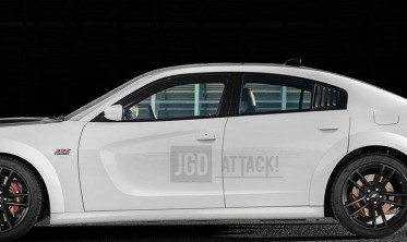 Накладки-жалюзи на боковые окна Dodge Charger (2011-2021) фото