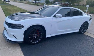 Тюнинговый диффузор переднего бампера Dodge Charger 2015-2021 srt mp concept фото