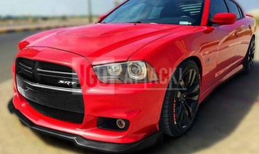 Тюнинговый диффузор переднего бампера Dodge Charger 2011-2014 srt фото