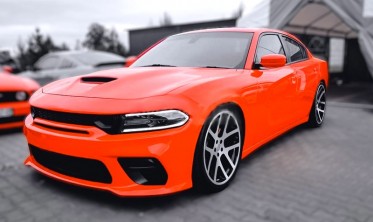 Передний бампер Dodge Charger (2015-2021) в стиле srt hellcat 2021 фото