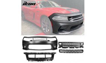 Передний бампер Dodge Charger (2015-2021) в стиле srt hellcat 2021 фото