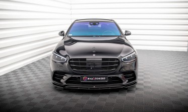 Тюнинговая накладка на передний бампер Mercedes S W223 AMG-Line фото