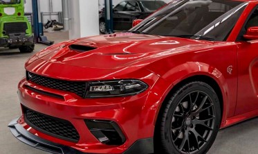 Тюнінговий дифузор переднього бампера Dodge Charger 2020-2022 wide body фото