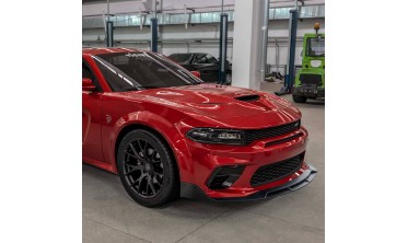 Тюнинговый диффузор переднего бампера Dodge Charger 2020-2022 wide body фото