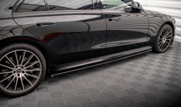 Боковые листвы (диффузоры) на пороги Mercedes S W223 Long AMG-Line фото