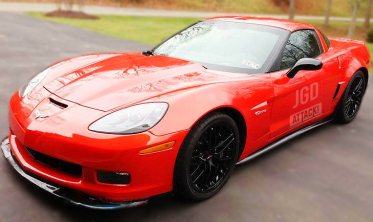 Тюнинговый диффузор переднего бампера Chevrolet Corvette 2005-2013 c6, z06 фото